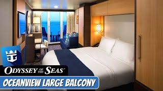 Odyssey of the Seas | Oceanview With Large Balcony | Full Walkthrough Tour & Review 4K