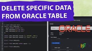 How to Delete Specific Record from Table in Oracle Database