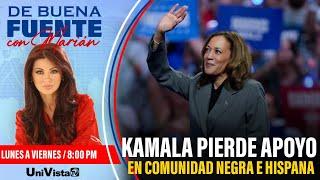 Kamala pierde apoyo en comunidad negra e hispana I De buena fuente con Marián