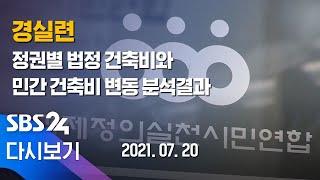 [다시보기] 심상정 · 경실련 "거품 분양가에 건설사는 큰돈, 서민들은 바가지" / SBS