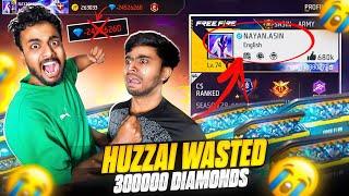 My 300000 Diamonds Scam Prank Huzzai Revenge Prank Gone Wrong  - Garena Free Fire Max