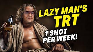 Inject LESS OFTEN To Feel BETTER? The Lazy Man's TRT Protocol!