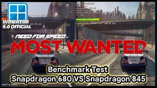 Need for speed most wanted 2012 Gameplay on Android Offline Winlator 9.0 Latest! ( Benchmark Test )