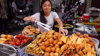 Wow!! Girl with Amazing Skills! Super Speed Donuts Master | Cambodian Street Food