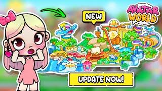 NEW!!  WATER PARK UPDATE in AVATAR WORLD | NEW SECRETS AND BUGS