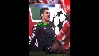 Bro got injured but still kicked the ball and made it explode 