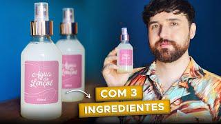 COMO FAZER ÁGUA DE LENÇÓIS COM 3 INGREDIENTES | DIY Aromatizante de Ambientes