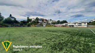 Nygårdsmyren idrettsplass in Bergen Norway I Stadium of Laksevåg TI