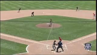 Brayden Fox - 2 RBI Triple in State Final - Dubois Central Catholic vs Halifax