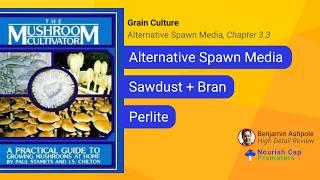 3.3 Diversify your Spawn media for Better Mushroom Growth: Bran, Hardwood, Perlite, Sterilization