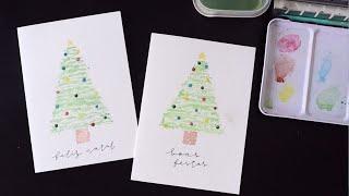 Christmas Cards Paint With Me + GIVEAWAY | Ep. 03