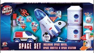 Space Play-set | NASA | Space Station | Rocket | Astronaut | Unboxing | ASMR | Zi Toys