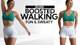 FAT BURNING WALKING WORKOUT FOR WEIGHT LOSS- Standing | No Jumping