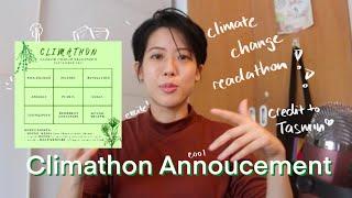 CLIMATHON Announcement - Climate Change Readathon