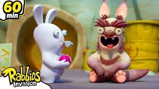 The Rabbid intruder | RABBIDS INVASION  | 1H Compilation | Cartoon for kids