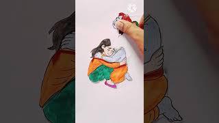 shree krishna varosha hai #art #krishna #krishnaart #krishnadrawing #shortvideo