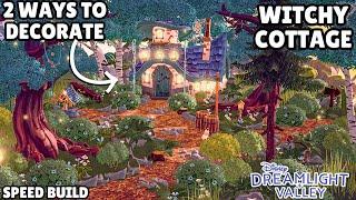 2 WAYS TO DECORATE/HALLOWEEN WITCHY COTTAGE/FORGOTTEN LANDS/FOREST OF VALOR/DISNEY DREAMLIGHT VALLEY