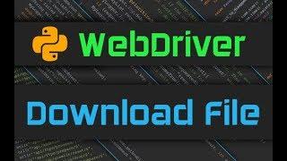 Selenium Webdriver - Download File