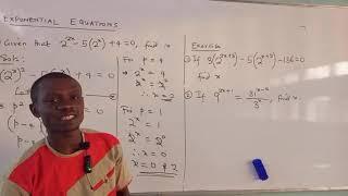 Indices: How to solve exponential equations problems