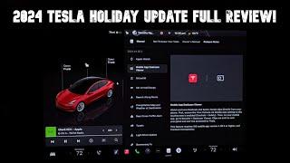 2024 Tesla Holiday Update IS OUT! - FULL Walkthrough & Hidden Changes