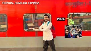 FIRST TIME in Tripura Sundari Express and ordered PIZZA