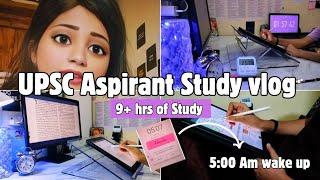 5:00 AM Study Vlog | Full time UPSC ASPIRANT LIFE  #study #upsc