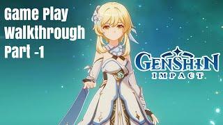 Genshin Impact Gamplay Walkthrough PC Part 1