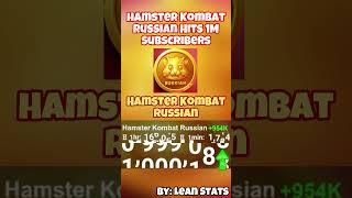 Hamster Kombat Russian Hits 1M Subscribers (FAST RIGHT NOW!!)