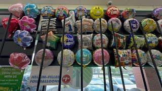 Dollar Tree Missouri Branch 2024 Balloons Display #balloons #balloon