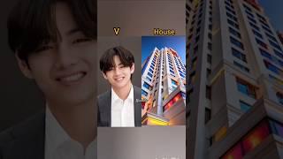  BTS  Members Luxury House||#bts #v #btshome #jungkook #luxury #shorts #trending #fpyシ #armyxbts