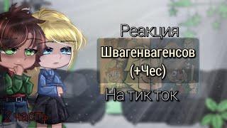 Реакция Швагенвагенсов (+Чес) на тик ток// 2 часть