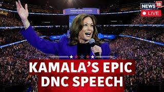 DNC Day 4 2024 LIVE | Kamala Harris DNC Speech Live | Kamala Harris LIVE | DNC Final Day | N18G