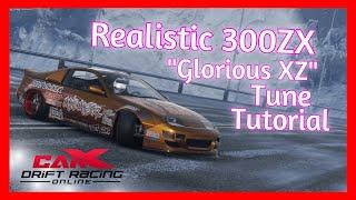 Realistic 300ZX (Glorious XZ) Tune for CarX Drift Racing Online (PC, Xbox, PS4, PS5)