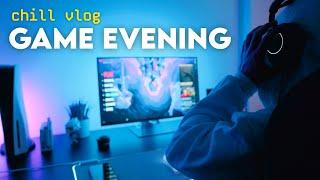 ️ gaming vlog on a rainy night | my dream minimal setup