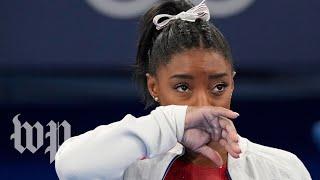 What happened to Simone Biles at the Tokyo Olympics women’s gymnastics team final