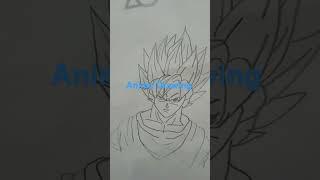 Anime drawing #short #goku #naruto #Devank