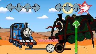 OLD Thomas Railway VS ALL Cursed Thomas Engine - Friday Night Funkin'