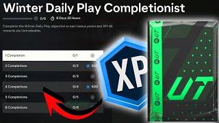 How to Complete Winter Daily Play Completionist Objectives!  EA FC 24