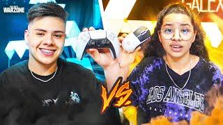 1v1 my SISTER for $1,000 but I PLAY on Controller..