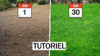 Comment Semer un Gazon? TUTORIEL Débutant + les ERREURS à Fuirrr !!