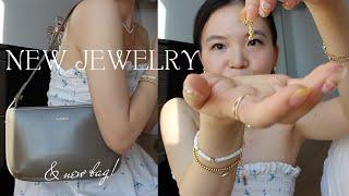 NEW JEWELRY HAUL | Affordable quality dainty jewelry, Mejuri dupes, new handbag unboxing ft. Eclater