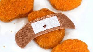 BAND-AID IN CHICKEN NUGGETS!