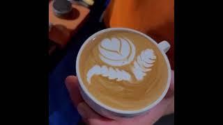 Latte Art Tutorial: Crafting a Perfect Seahorse #shorts #coffeeart #baristaasifali