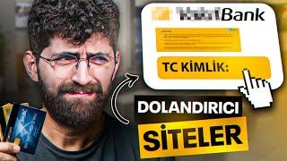 DOLANDIRICI SİTELERİNİ İNCELİYORUZ "ADAMLARIN SINIRI YOK!"