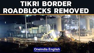 Delhi Police removes roadblocks from Tikri Border| Oneindia News