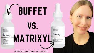 The Ordinary BUFFET vs. MATRIXYL // Anti-Aging Peptides // Product Review // Skincare Routines