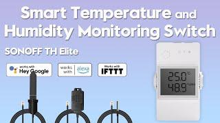 SONOFF TH Elite Smart Temperature and Humidity Monitoring Switch