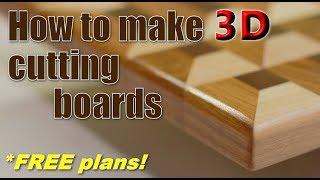 Woodworking: How to make 3D cutting boards