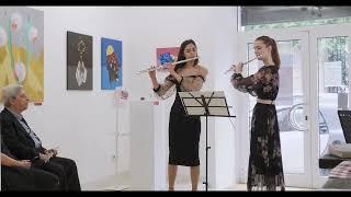 Mira Ivanova, Aleksandrina Aleksandrova, Flute master class with Romano Pucci, Rome, 05.-09.05.2022