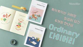 모노라이크 오디너리 데이즈 6개월 다이어리 소개 | Monolike Ordinary Days 6Month Diary Introduction